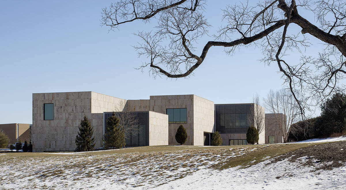 View of the Palmer Museum of Art at Penn State from the Arboretum. The museum is set to open June 1 at its new location in The Arboretum.