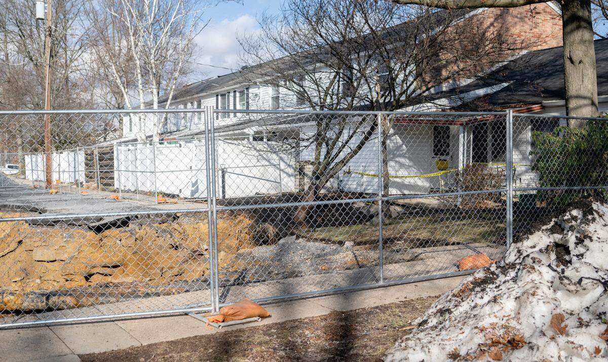 Eighteen townhomes on Amblewood Way in Patton Township were deemed unsafe after a sinkhole on Dec. 25.