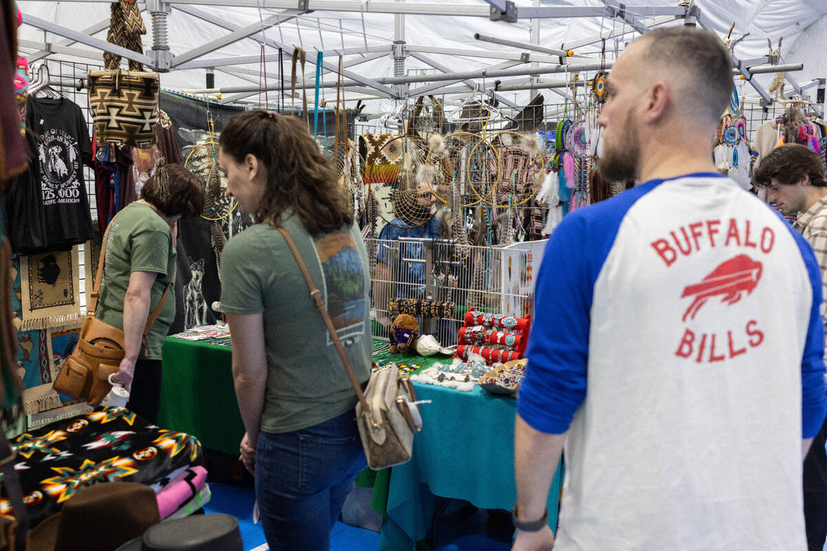 Vendors at the Penn State 2025 Powwow on March 29, 2025 at C3 Sports Complex.