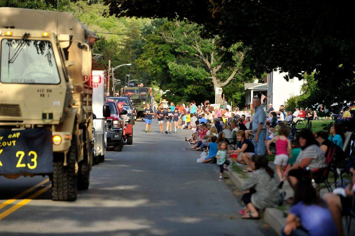 The Pleasant Gap Fire Company Carnival parade was held Thursday, July 24, 2014, in Pleasant Gap, Pa. The annual event raises money for the fire company.