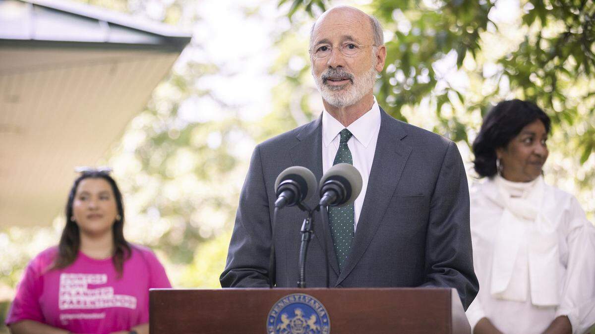 “Whenever an anti-choice bill comes to my desk, I will veto it,” Gov. Tom Wolf said on Thursday.