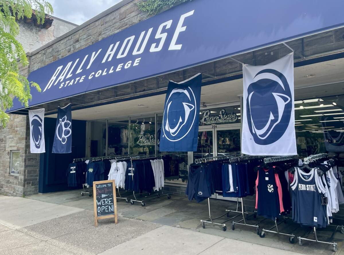 Rally House acquired the former Lion & Cub shop at 206 E. College Ave. in State College, shown here on June 11, 2026.