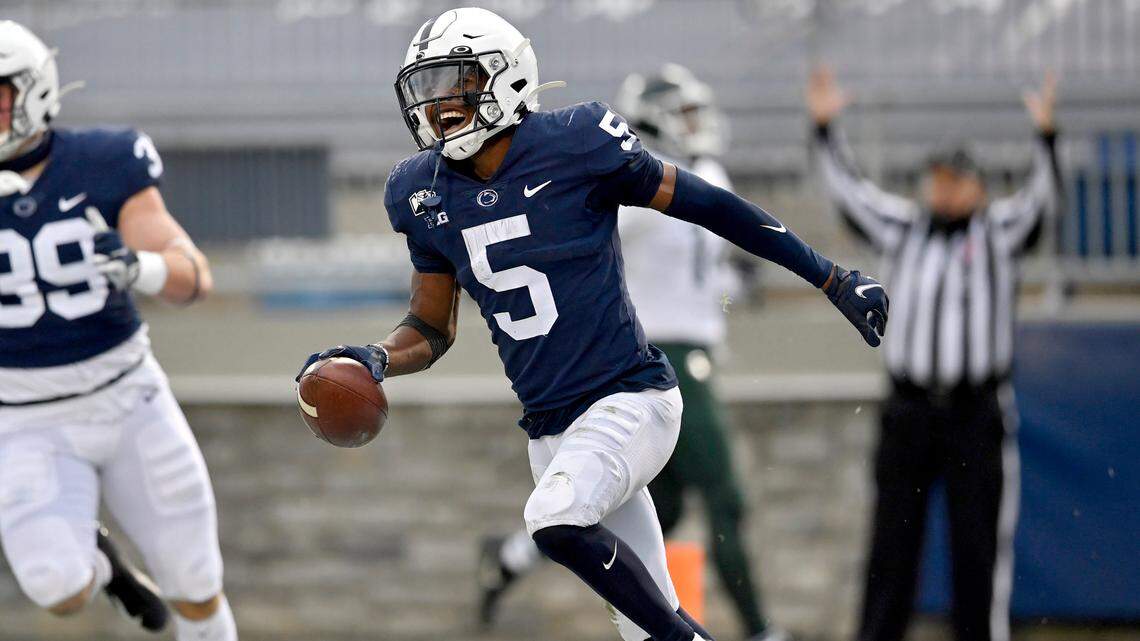 Penn State’s Jahan Dotson maintains his quiet composure, despite his success this season