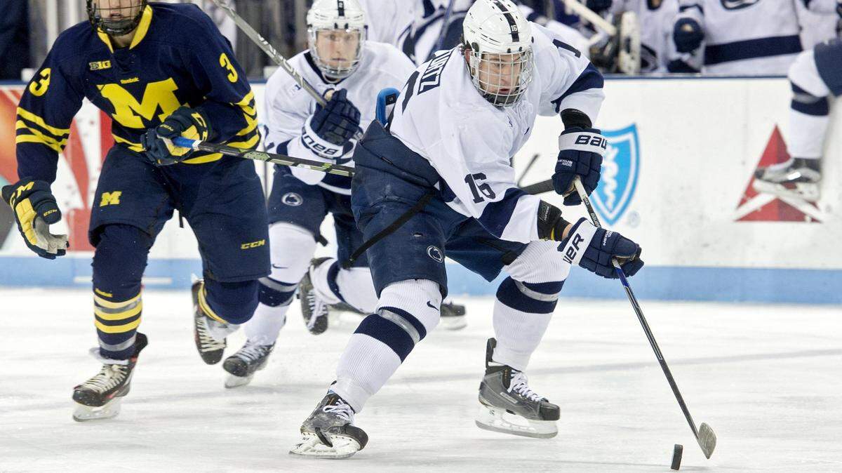 Penn State and Michigan, both seen in last season’s meeting at Pegula, will meet Thursday night in Ann Arbor and Saturday night at Madison Square Garden in New York City.