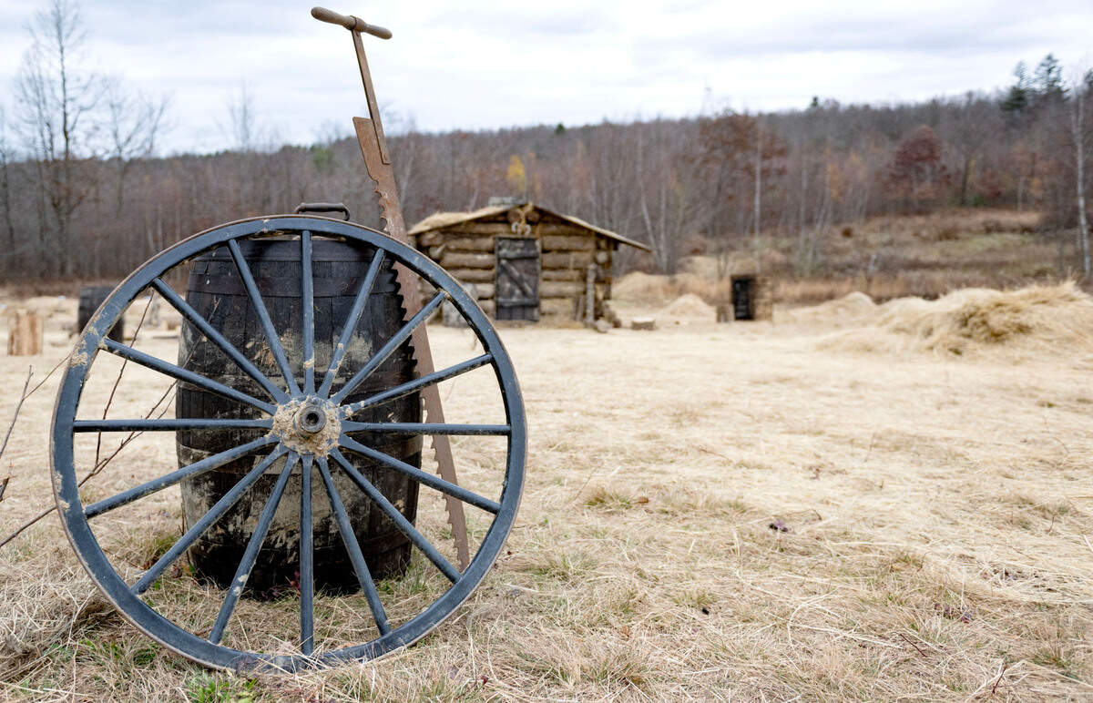 A look at the set of “Deadlock” after filming wrapped near Philipsburg.