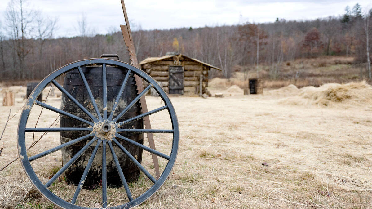 A look at the set of “1780” after filming had wrapped in Philipsburg.