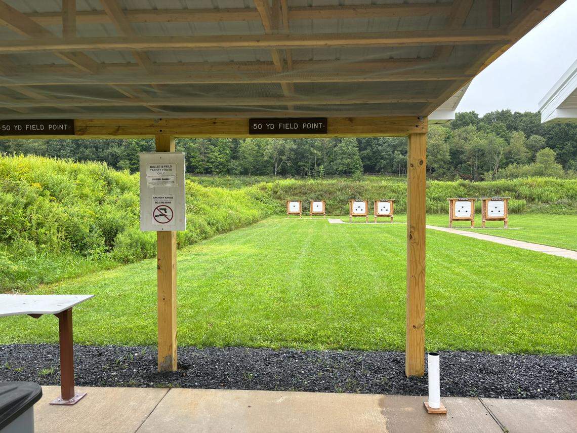 The Pennsylvania Game Commission opens the improved shooting range at State Game Lands 176 on Thursday, Aug. 8, 2024.