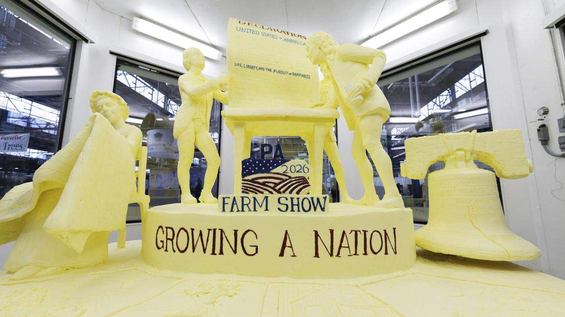 PA Farm Show Butter Sculpture unveiled: Watch how it came together