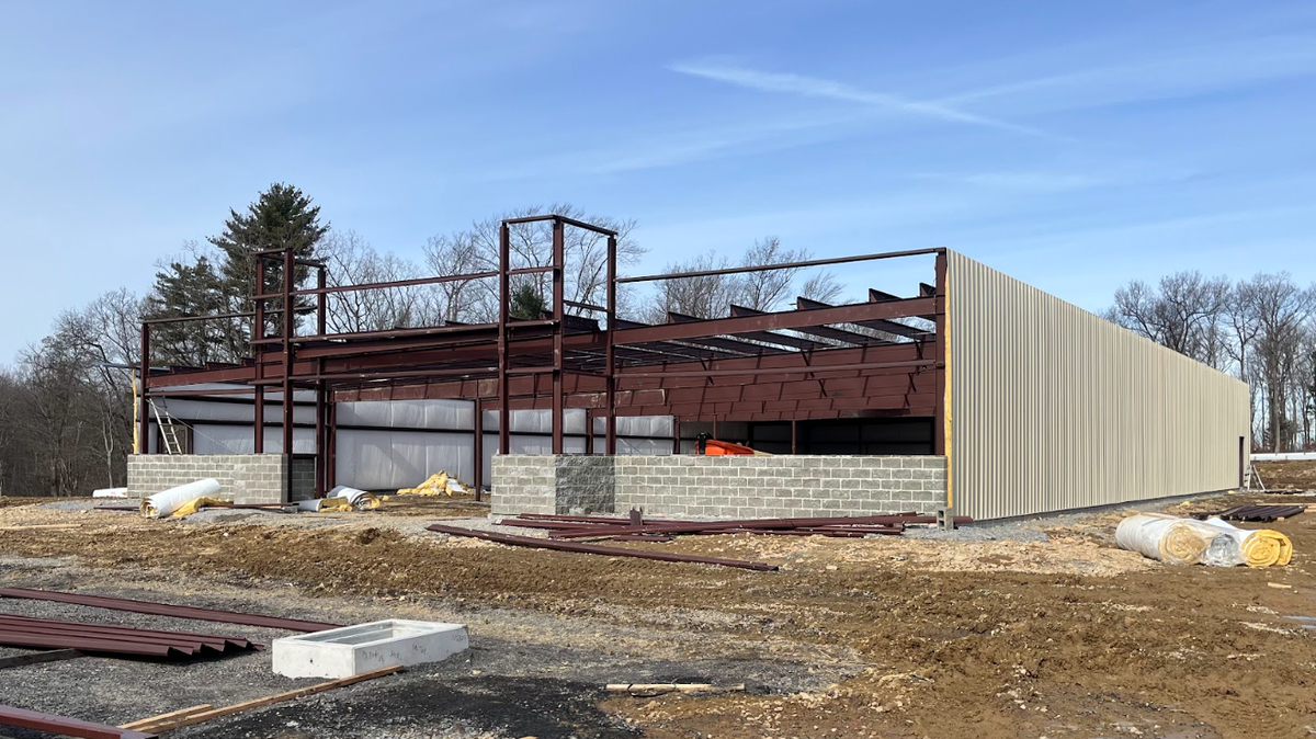 Construction on Snow Shoe Township’s future Dollar General Market, located at 472 E. Sycamore Rd.