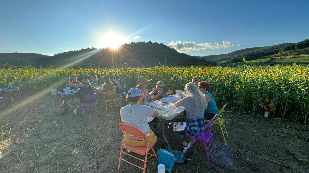 A past Kaleidoscope PA event is pictured at The Heirloom Farmer in Port Matilda.