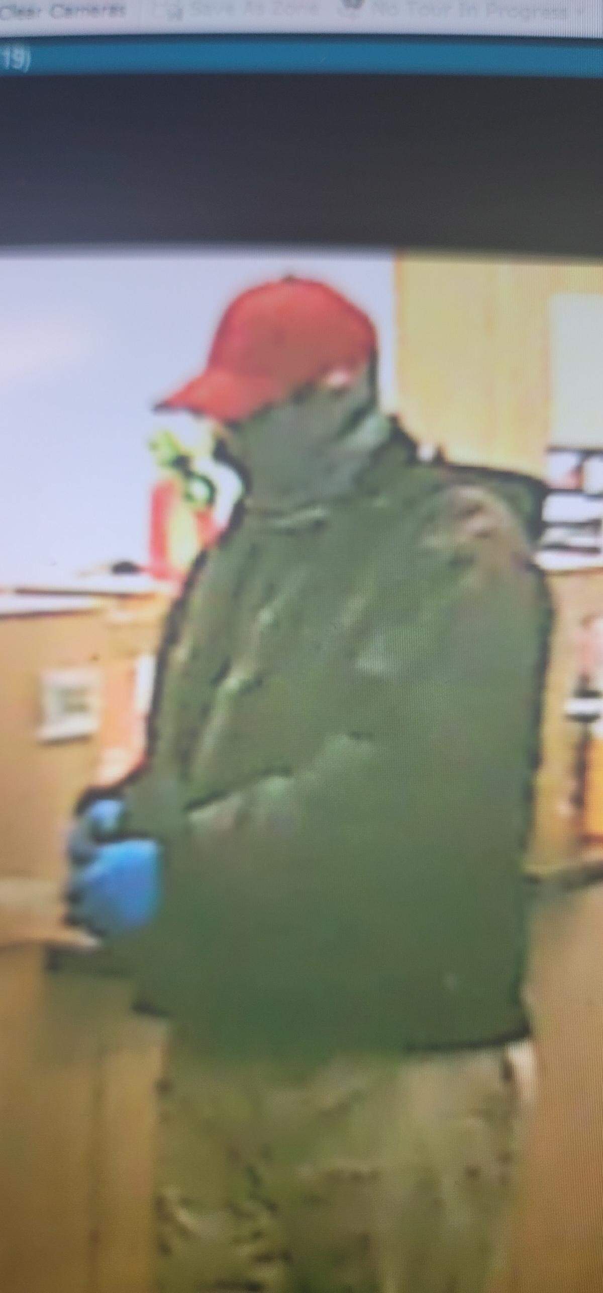 Ferguson Township police are looking for a man in connection with a reported armed robbery at PNC Bank, 1408 N. Atherton St.