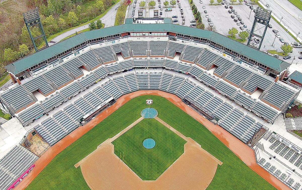 Peoples Natural Gas Field is undergoing a major renovation before the start of the Altoona Curve’s 25th anniversary season.