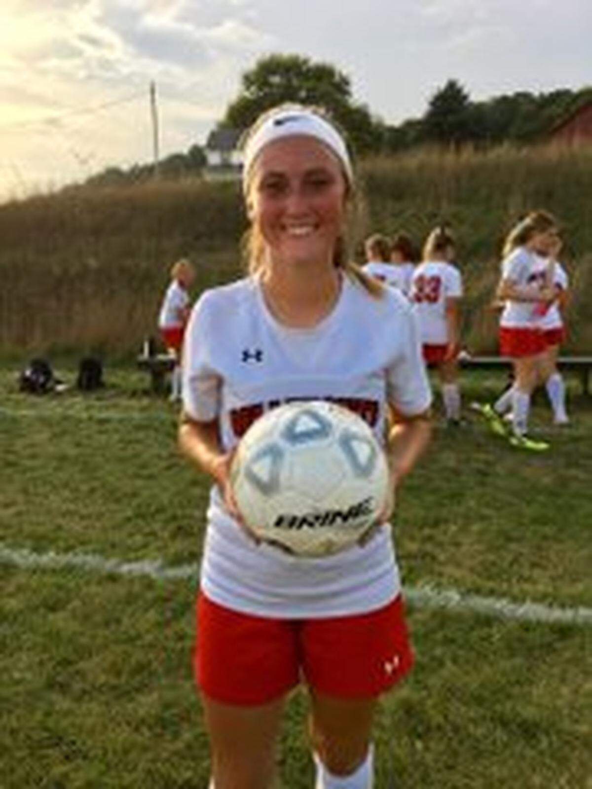 Bellefonte senior Mallorie Smith netted her 100th goal on Wednesday when she scored twice in the Red Raiders’ 4-3 sudden-death overtime win against Tyrone