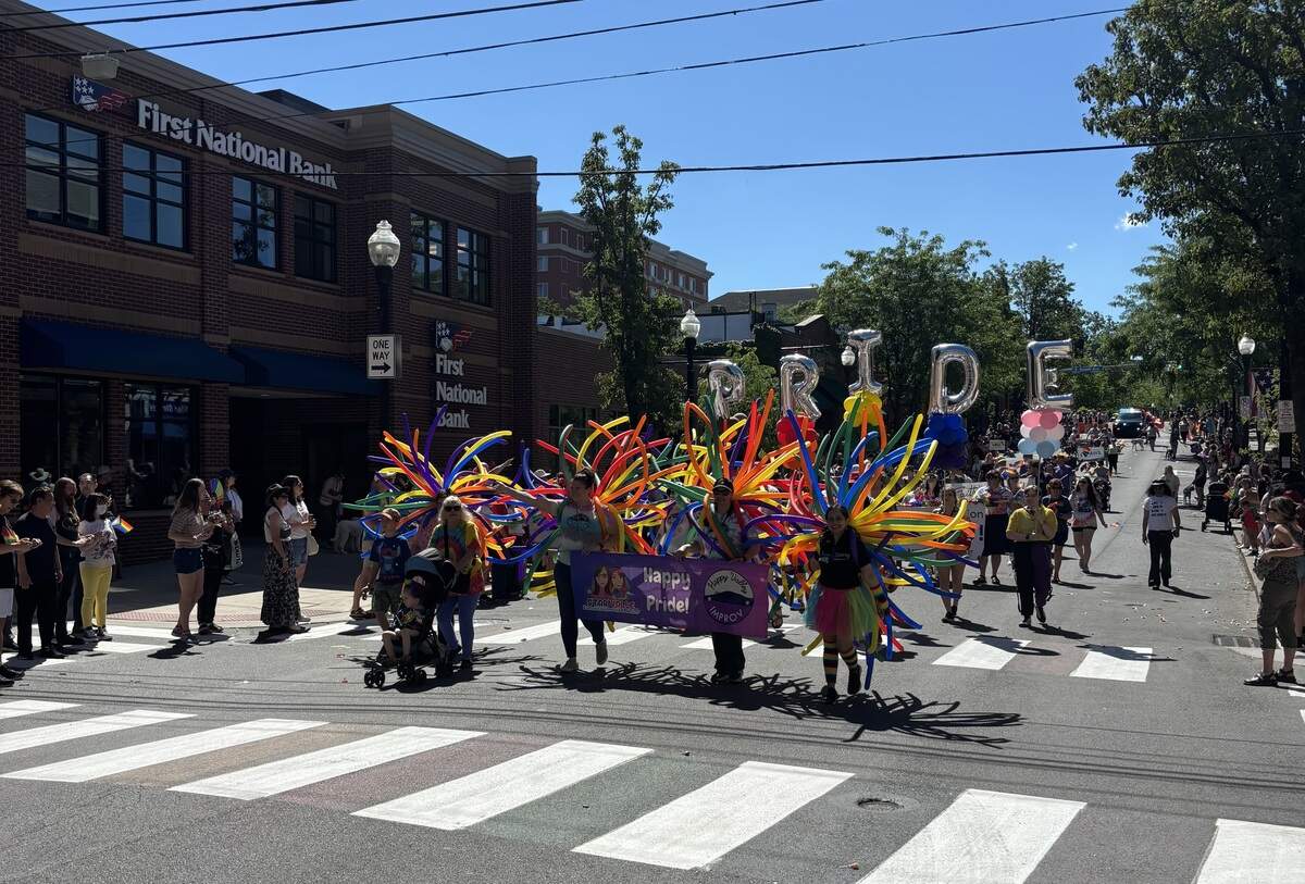A parade kicked off State College Pride festivities on Saturday, June 13, 2026.