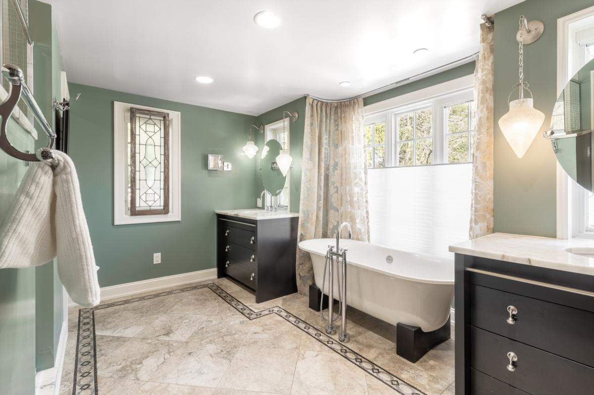 One of the bathrooms in 505 E. Fairmount Ave. in State College, listed for $1,075,000.