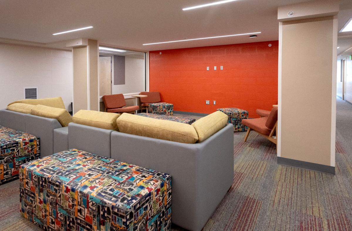 A TV will be hung in an open space for students to gather on the second flor of Hastings Hall.