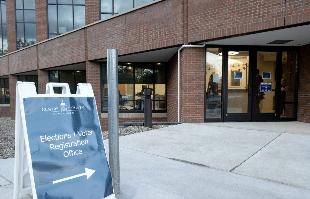 The Elections Office at the Centre County Community Service Building on Thursday, Sept. 25, 2025.  