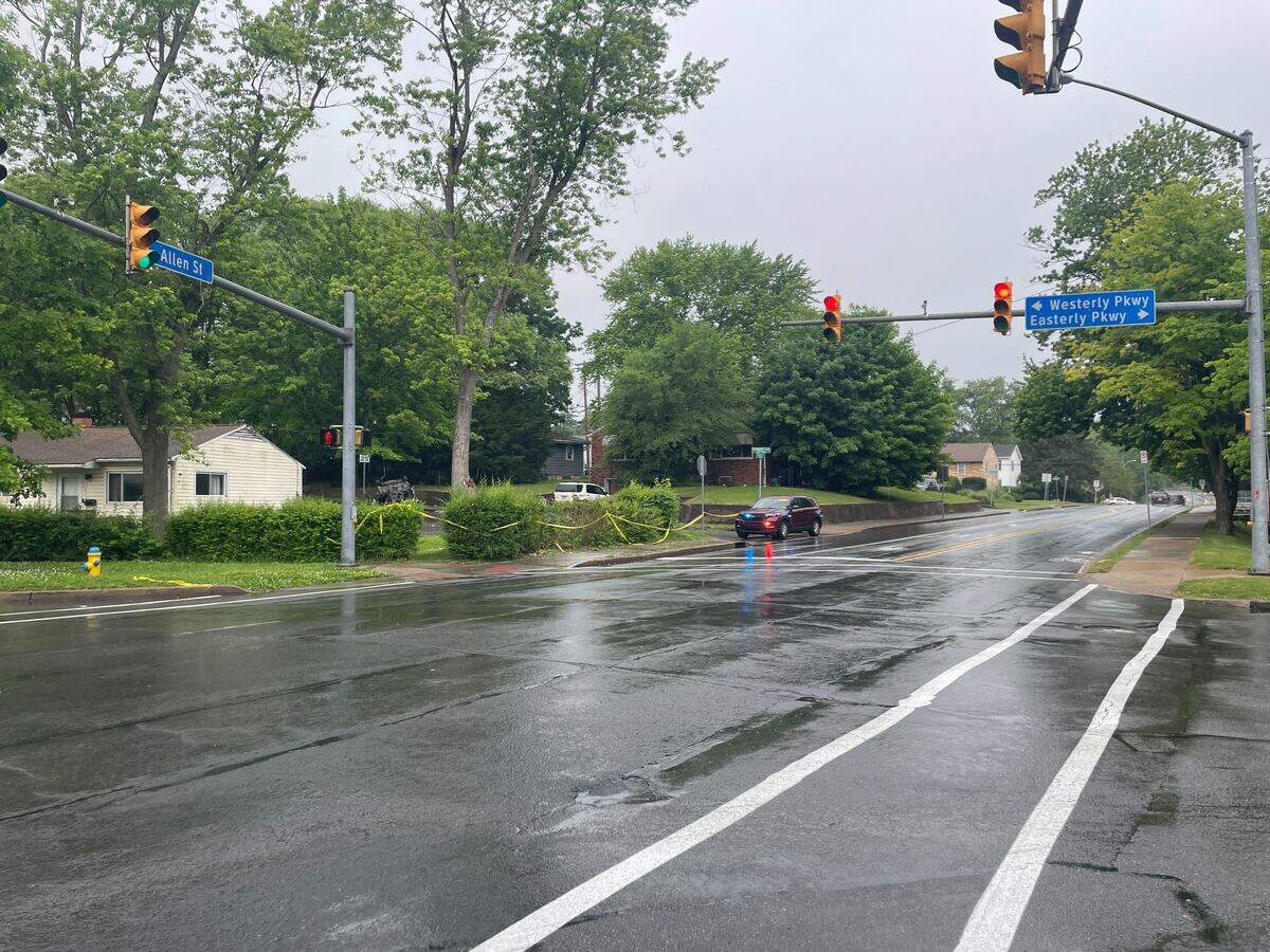 A State College woman died Wednesday after a high-speed, rollover crash at the intersection of South Allen Street and Easterly Parkway.
