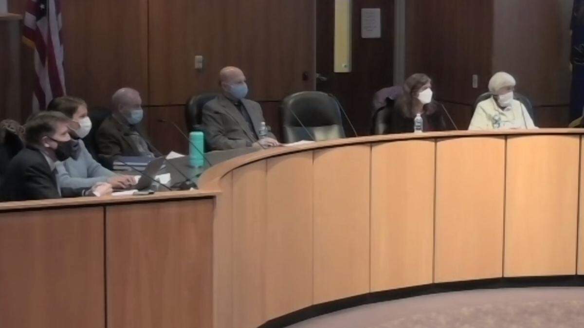 Most members of the Community Oversight Board met in-person at the Municipal Building during Wednesday’s first-ever meeting, with several others joining online via Zoom.