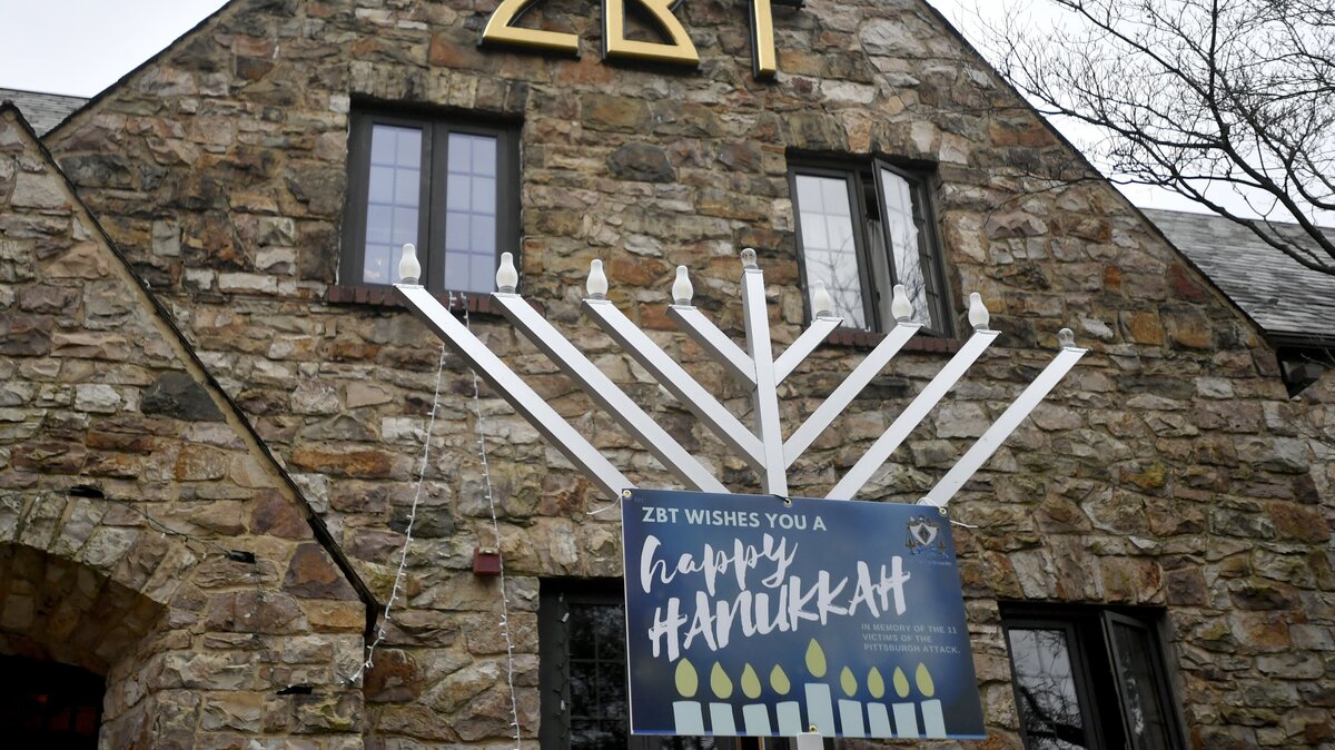 Zeta Beta Tau fraternity had a menorah out front to celebrate Hanukkah. According to State College police and Penn State, the menorah was vandalized and stolen on Dec. 2, 2018.