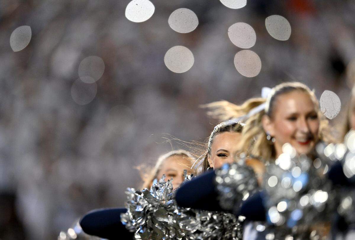 The Penn State Lionnettes dance during the game against Illinois on Saturday, Sept. 28, 2024.