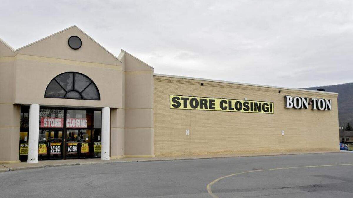 The Bon-Ton in the Nittany Mall is closing and has been advertising large sales.
