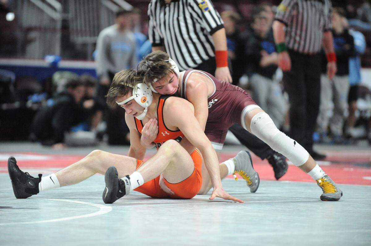 State College’s Clayton Leidy was one of two Little Lions to earn a No. 1 seed for the District 6 Class 3A Championships.