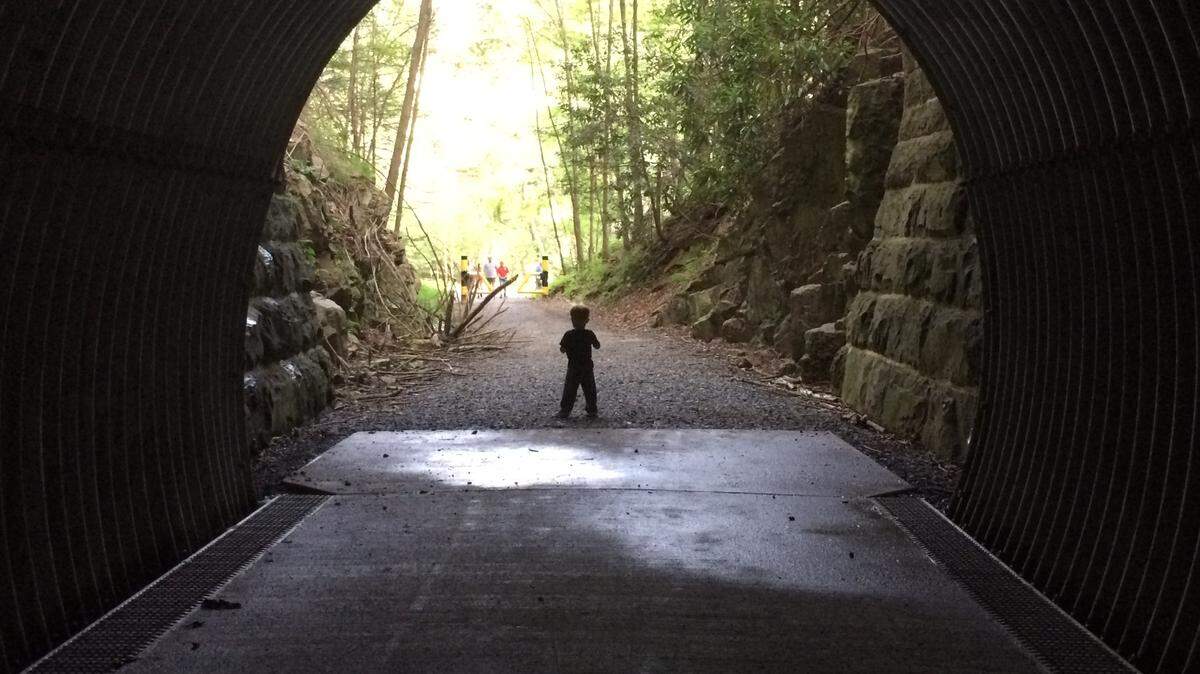 Centred Outdoors will host family-friendly nature walks around the Poe Paddy Tunnel.