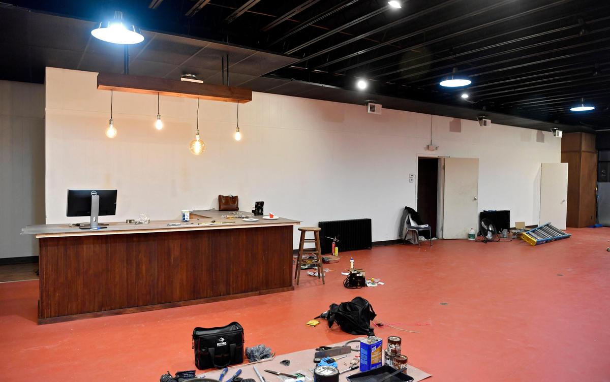 One of the main spaces in Belle Mercantile, the new collective marketplace opening this spring at 135 S. Spring St. in Bellefonte.
