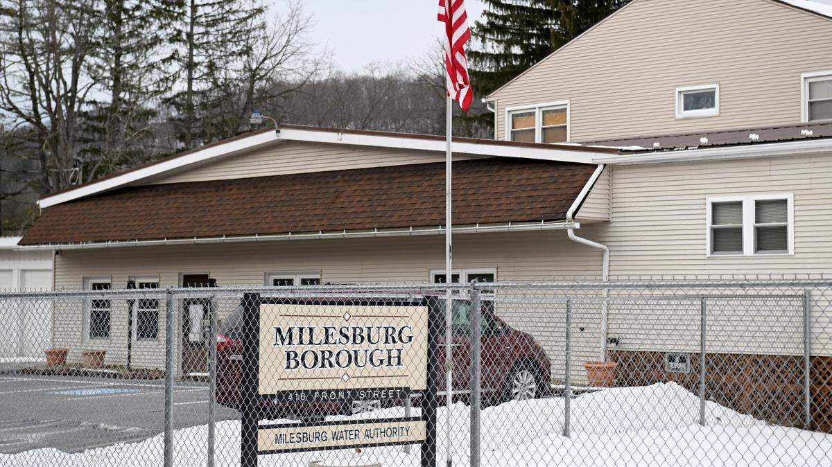 The Milesburg Borough building and Milesburg Water Authority on Front Street on Monday, Jan. 22, 2024. 