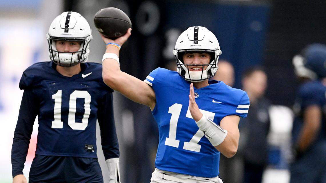 See Penn State on the practice field before Saturday’s matchup with Ohio State