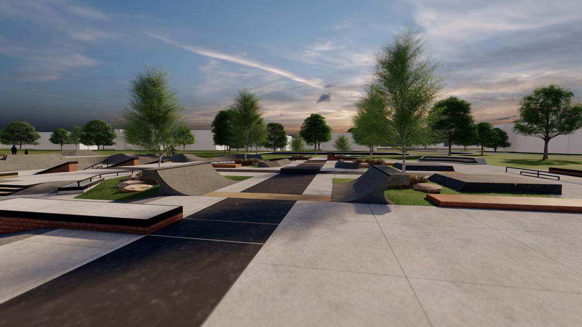 A rendering of the final design of part of High Point Sports Park in State College.