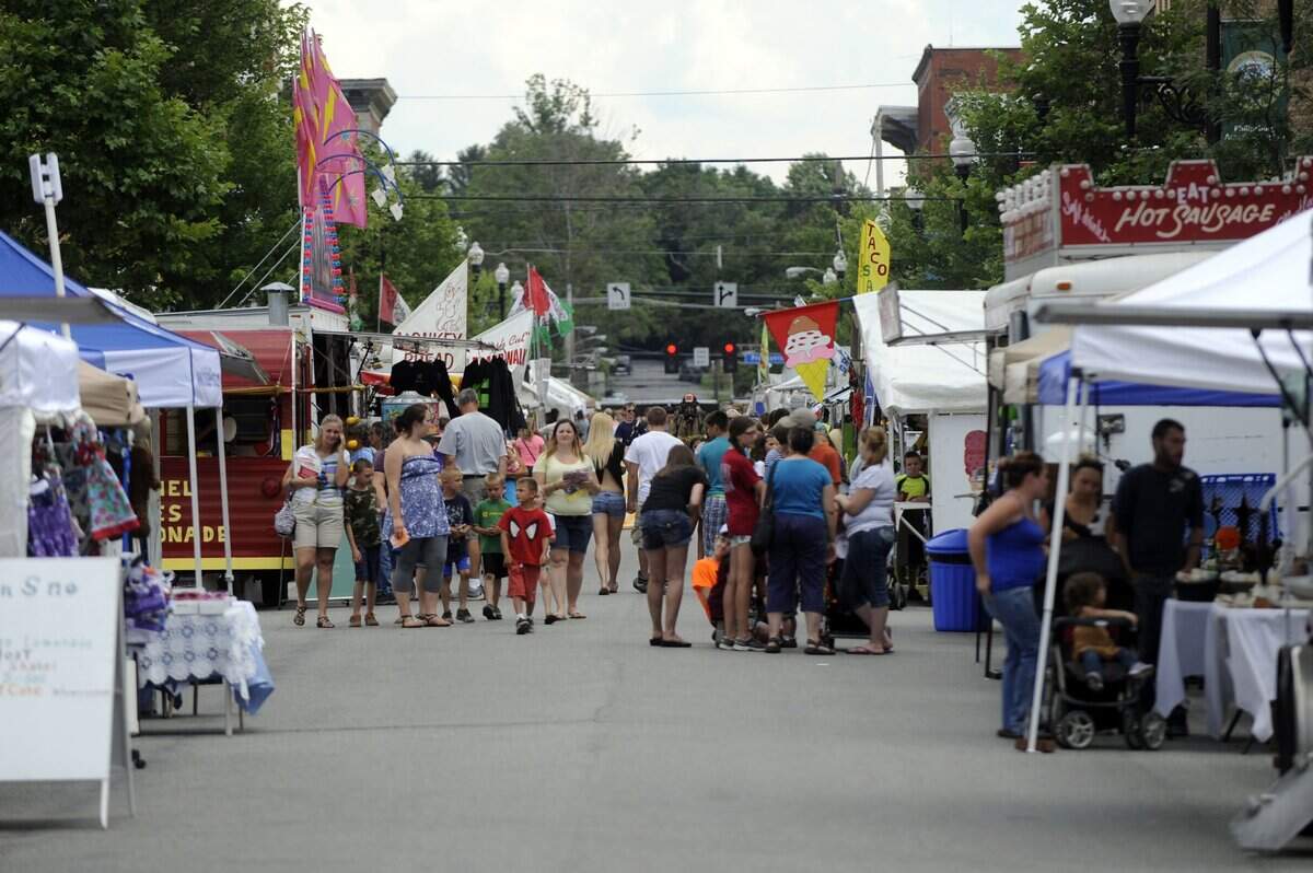 Heritage Days on Front Street in Philipsburg in 2014.