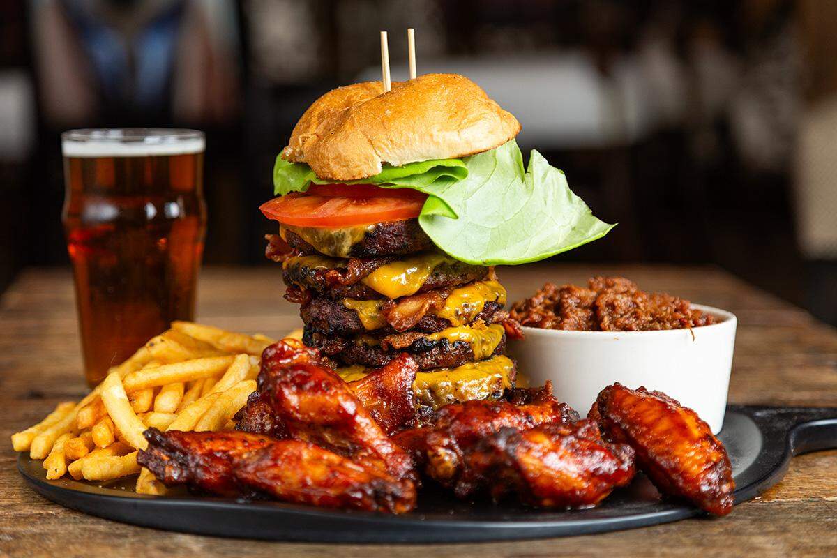 Happy Valley Brewing Company will offer the Mt. Nittany Challenge, where guests will have 30 minutes to eat a six-patty burger, 10 wings, french fries and pulled pork mac and cheese.
