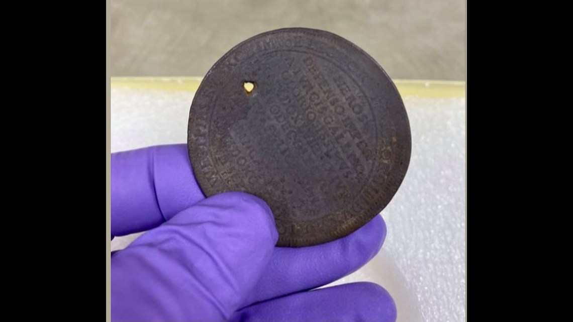 A pierced 17th-century German coin was found at the Harriet Tubman Underground Railroad National Historical Park in Maryland. How did it get there?