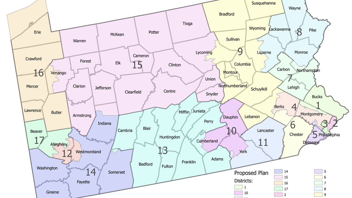 Centre County will no longer be split between two congressional districts, as the Pennsylvania state Supreme Court voted 4-3 to approve a new map Wednesday.