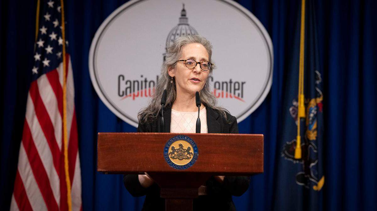 Debra Bogen is the acting secretary of the Pennsylvania Department of Health.