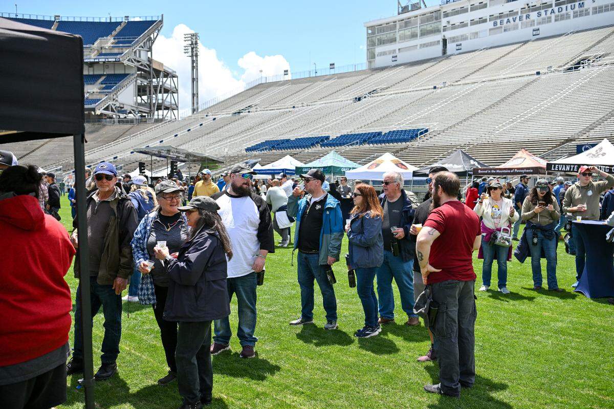 More than 3,000 people and 70 breweries took part in Saturday’s Hoppy Valley Brewers Fest at Beaver Stadium.