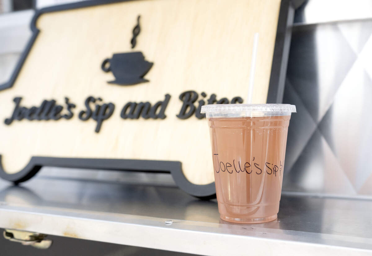 A “Berry Proud” lemonade from Joelle’s Sip & Bites on Monday, June 29, 2026.