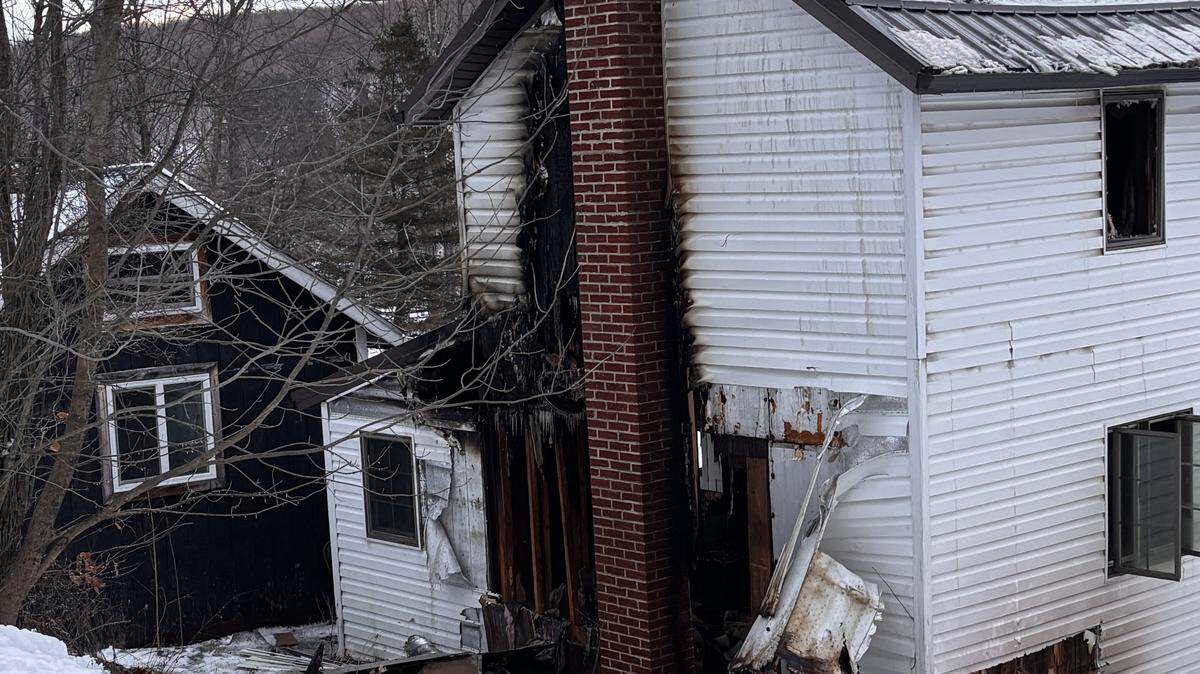 A chimney fire displaced residents at 151 Birch Run Road in Snow Shoe on New Year’s Day.