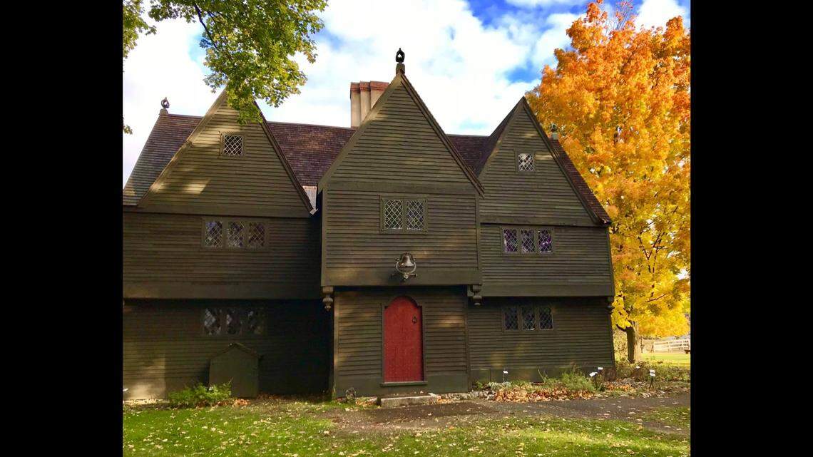 The witch shows up in plans for the Iron Works House at Saugus Iron Works National Historic Site in Massachusetts.