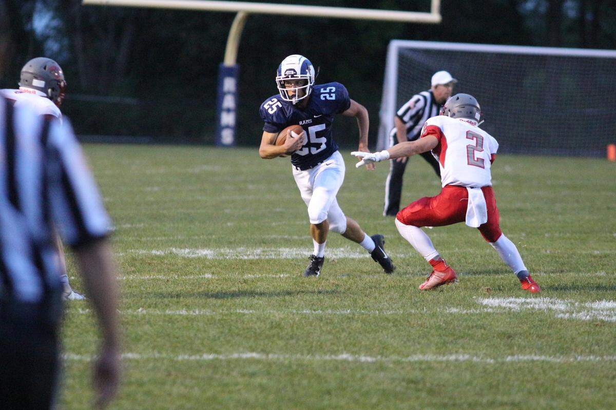 Penns Valley’s Gage Ripka scored twice against Central in the first half of Friday night’s game in Spring Mills.