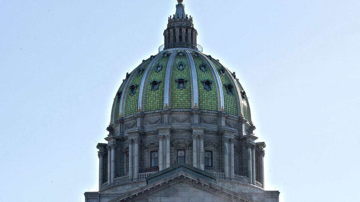 The Pennsylvania Capitol in Harrisburg.