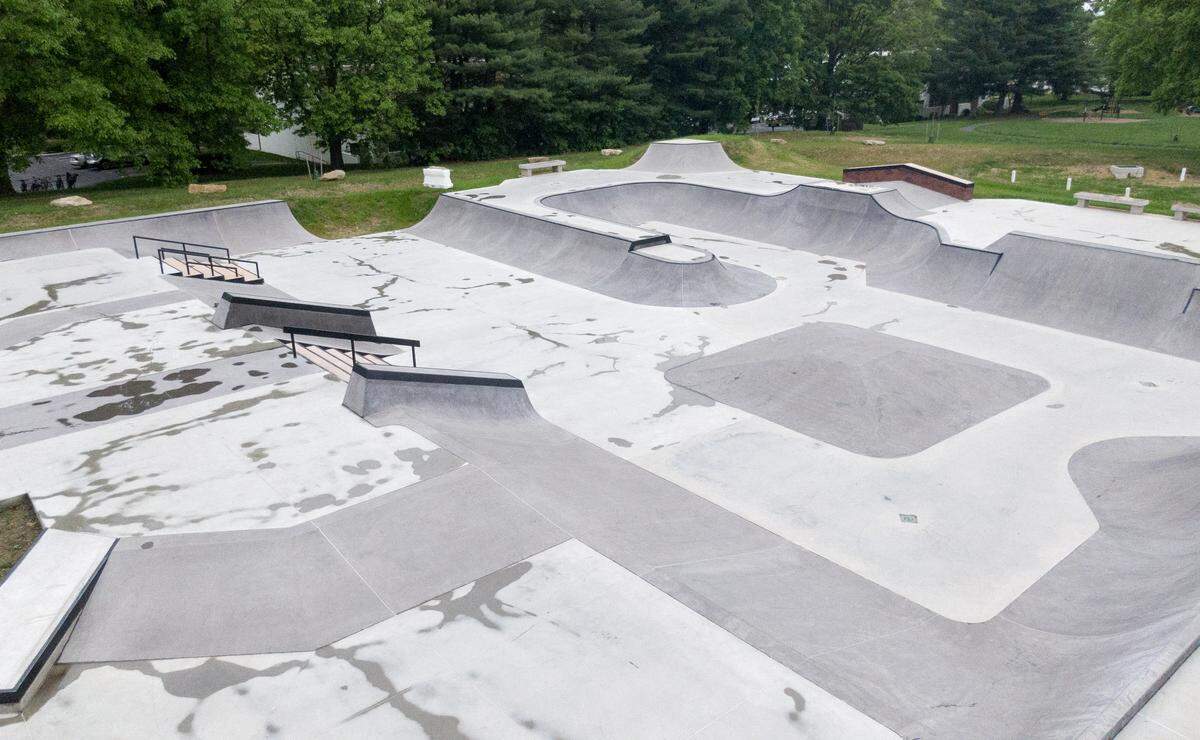 High Point Skate Park features a variety of features for all riding styles and skills.