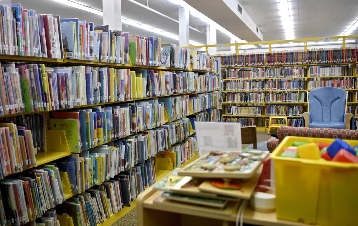 The children’s section of the Centre County Library in Bellefonte is pictured in December 2019. Libraries across the country are experiencing an unprecedented spike in book challenges and attempts to restrict access.