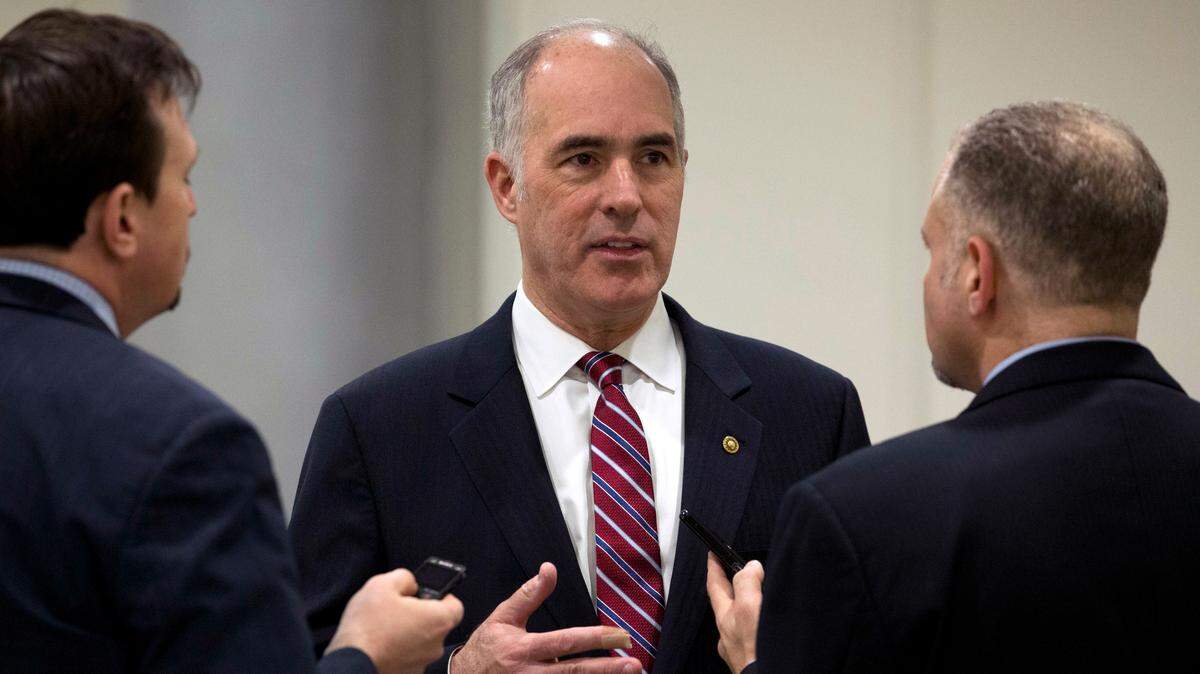 Sen. Bob Casey, D-Pa., pictured in January 2020, has introudced a bill that would phase out subminimum wage for workers with disabilities nationwide.