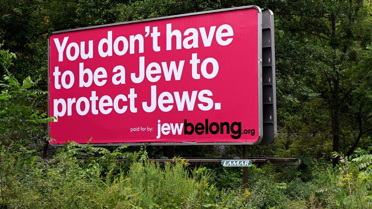 There are several Pro-Jewish billboards around the Centre County like this one on Axemann Road. 