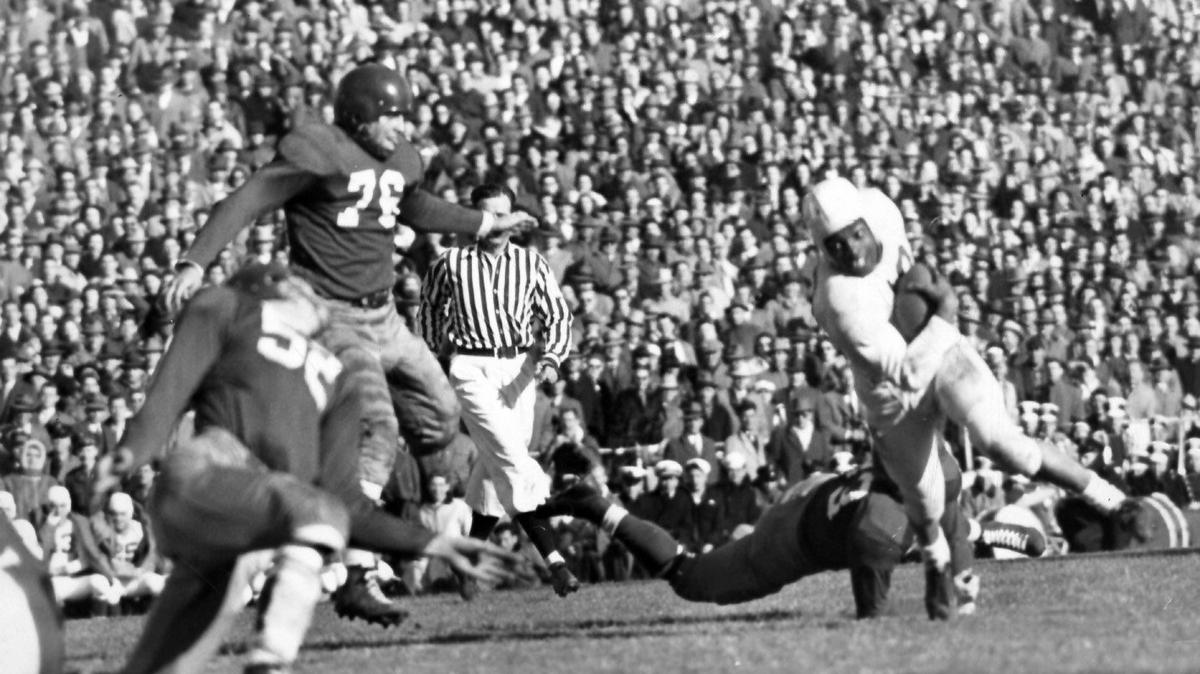 Wally Triplett was the first African-American draftee to play in the NFL. He was also one of two African-Americans who played for Penn State in the 1948 Cotton Bowl against SMU, which was the first such interracial contest in Texas.