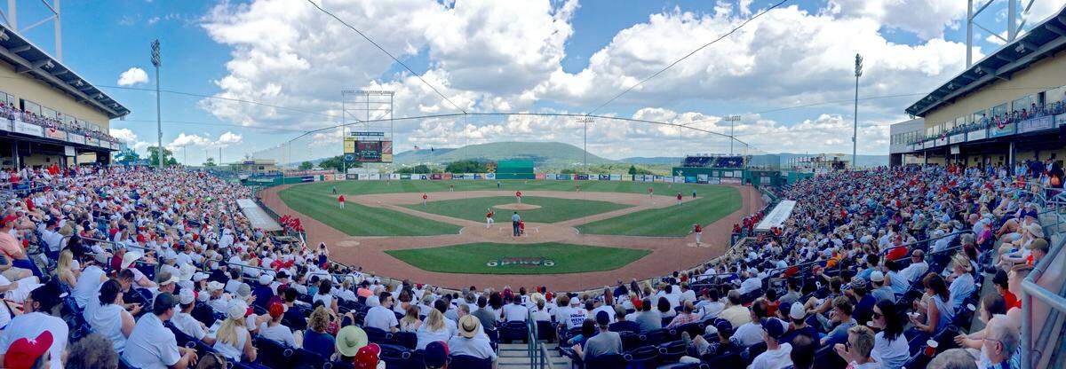 Fans fill Medlar Field for the PIAA class AAA State Championship game between Susquehanna Township and Bellefonte on Friday, June 17, 2016 at Medlar Field. Bellefonte won their first state title.  