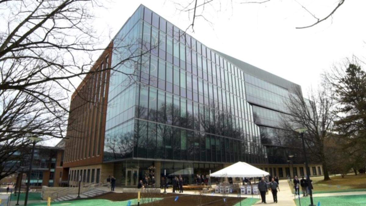 The Fenske Labratory, located near Shortlidge Road on Penn State’s University Park campus, is no more, as the building has been demolished to make way for a new, $144 million state-of-the-art facility in the Chemical and Biomedical Engineering Building.